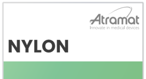 Nici ATRAMAT ZARYS NYLON niewchłanialne igła 3/0 dł. 75cm CE-19 3/8 koła odwrotnie tnąca REF: CE1943-75N 12 szt. - 1 op.