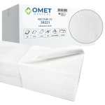 Ręcznik celulozowy OMET MEDICAL ZZ 39221 w składce, klejony 21x23 cm 2-warstwy - 3000 listków