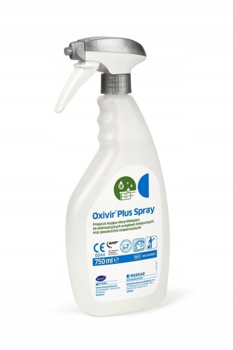 Oxivir Plus Spray Preparat myjąco-dezynfekujący do urządzeń i powierzchni nieporowatych 750ml