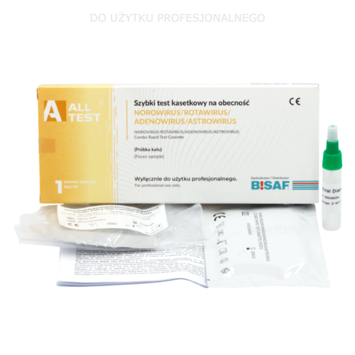 Test COMBO 4w1 | jelitowe | Norowirus | Rotawirus | Adenowirus | Astrowirus | - 1 szt.
