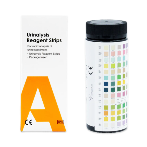 Paski do analizy moczu 14 parametrów (pasują do analizatora Ezchek) 100 szt. | REF: U031-14