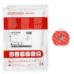 SORIMEX Elektrody EKG pediatryczne ø 30mm | okrągłe, piankowe, z żelem stałym -  50 szt. | REF: EK-S 30 PSG