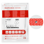 SORIMEX Elektrody EKG uniwersalne ø 50mm | okrągłe, piankowe, z żelem ciekłym -  50 szt. | REF: EK-S 50 P