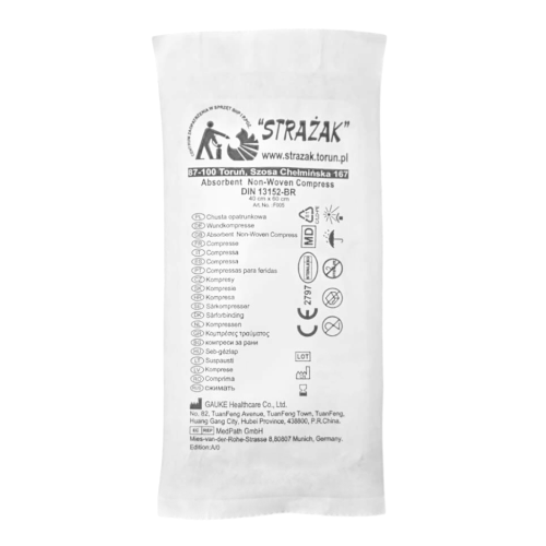 Chusta opatrunkowa włókninowa 40cm x 60cm sterylna | REF: F005