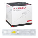I.V. CANNULA Kaniula dożylna - wenflon 0,7 x 19 mm 24G POLNET - 100 szt. | REF: 121709P