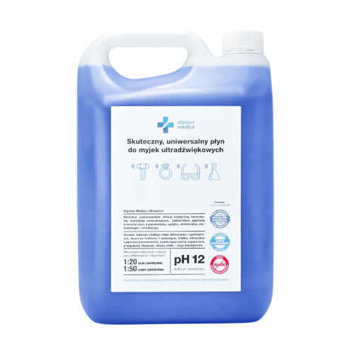 Alpinus Medica Ultrasonic - Uniwersalny koncentrat czyszczący do myjek ultradźwiękowych 5L