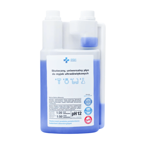 Alpinus Medica Ultrasonic - Uniwersalny koncentrat czyszczący do myjek ultradźwiękowych 1L