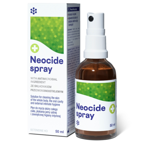 Neocide spray Antyseptyczny płyn z octenidyną do mycia i dezynfekcji skóry 50ml