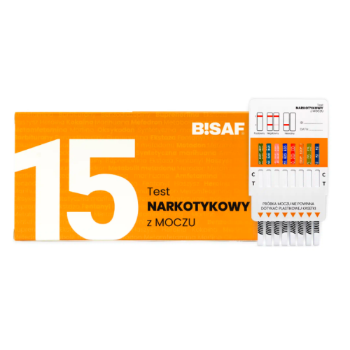 BISAF Test narkotykowy z moczu na 15 substancji - 1 szt. (do użytku profesjonalnego)
