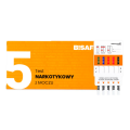 BISAF Test narkotykowy z moczu na 5 substancji - 1 szt. (do użytku profesjonalnego)
