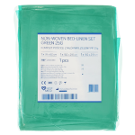 POLNET Komplet pościeli medycznej jednorazowy 25G 160x210cm - 1 kpl. | REF: 261001M