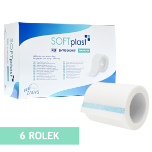 SOFTplast Przylepiec włókninowy 5cm x 9,14m - 6 szt.