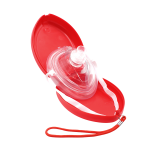 Maska CPR do sztucznego oddychania typu "Pocket Mask" (RKO) w etui | REF: CPR-01