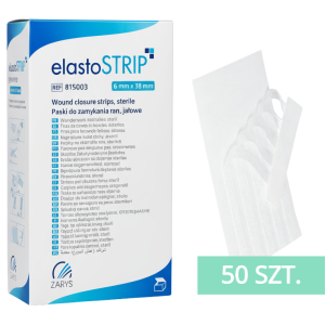 elastoSTRIP Paski do zamykania ran 6x38mm x6 - 50 blistrów | REF: 815003