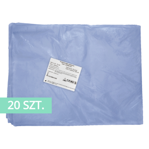 Prześcieradło włókninowe jednorazowe 210x80cm NIEBIESKIE 20G BISMED - 20 szt.