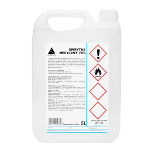 ALPINUS  Spirytus medyczny 70% (alkohol etylowy) 5L