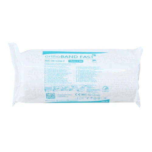 OrthoBAND FAST Opaska gipsowa 15cm x 3m - 3 min. | REF: OB15300-F