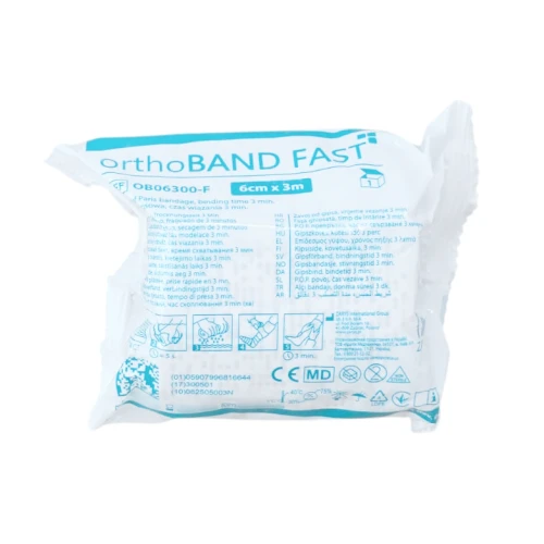 OrthoBAND FAST Opaska gipsowa 6cm x 3m - 3 min. | REF: OB06300-F
