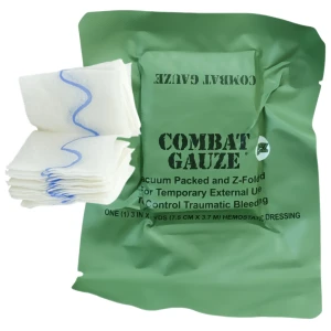 Opatrunek hemostatyczny 7,5cm x 3,7m Combat Gauze Z-Folded - 1 szt.
