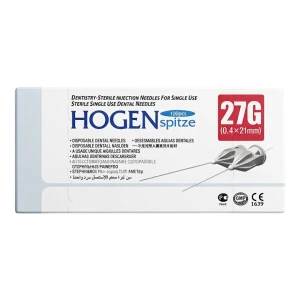Igła do karpuli 27G 0,4x21mm HOGEN spitze 100 szt. | REF: HS-0,4X21MM