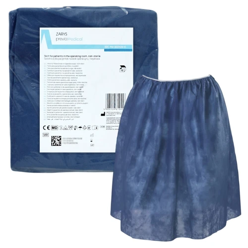 Spódniczki ginekologiczne na gumkę 20G (one size) previoMedical ZARYS - 10 szt. | REF: PM-SGI1CN-G