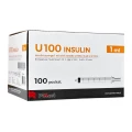 POLNET Strzykawka insulinowa U100 1ml z igłą zdejmowaną 0,4 x 12mm 27G jałowa - 100 szt. | REF: 112374P
