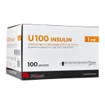 POLNET Strzykawka insulinowa U100 1ml z igłą zdejmowaną 0,4 x 12mm 27G jałowa - 100 szt. | REF: 112374P