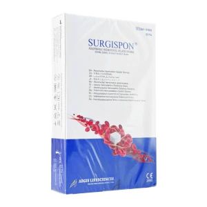 SURGISPON® Dental 10x10x10mm Hemostatyczna gąbka żelatynowa wchłanialna sterylna 32 szt. | REF: SSP-101010
