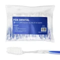 FOX DENTAL Szczoteczka bez pasty jednorazowa niebieska - 100 szt.