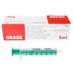 CRABE Strzykawka 5ml 2-częściowa LUER - 100 szt. | REF: SY05C2S