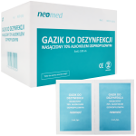 Gaziki nasączone alkoholem 6cm x 10cm NeoMed - 100 szt.