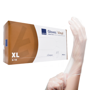Rękawiczki winylowe ABENA Vinyl rozm. XL - 100 szt. BEZBARWNE BEZPUDROWE