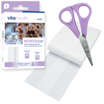 NONVIplast Plaster włókninowy z opatrunkiem 6cm x 1m + nożyczki VITAHEALTH - 1 szt.