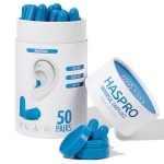 Stopery zatyczki do uszu HASPRO niebieskie - 50 par