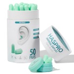 Stopery zatyczki do uszu HASPRO zielone - 50 par