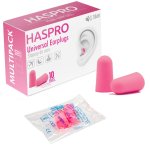 Stopery zatyczki do uszu HASPRO różowe - 10 par