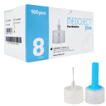 Igły insulinowe do penów uniwersalne 30G 0,30 x 8mm MEDOJECT - 100 szt.