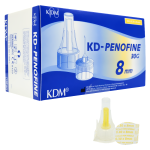 Igły insulinowe do penów uniwersalne 30G 0,30 x 8mm KD-PENOFINE - 100 szt.