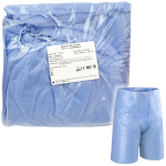 Spodenki do kolonoskopii z otworem niebieskie 25G BISMED - 10 szt. | REF: XS0002125U