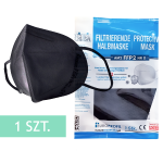 Półmaska maska ochronna czarna FFP2 NR D EUROPROFIL - 1 szt. / REF: AM2