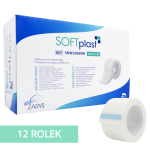 SOFTplast Przylepiec włókninowy 2,5cm x 9,14m - 12 szt.