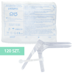 Wziernik ginekologiczny STERYLNY jednorazowy rozm. S - 120 szt. / UNISPEC