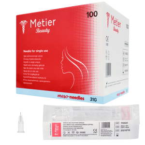 Igły do mezoterapii 31G 0,26 x 4mm Métier Medical - 100 szt. / REF: 110031