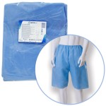 Spodenki do kolonoskopii z otworem niebieskie 35G BETAtex - 10 szt. | REF: BT-0023-35B-SMS