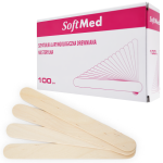 Szpatułki laryngologiczne drewniane niejałowe SoftMed - 100 szt.
