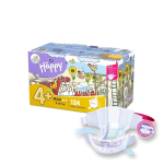Pieluszki higieniczne dla dzieci Bella Happy Maxi Plus (9-20kg) nr 4+ BIG BOX 124 szt.