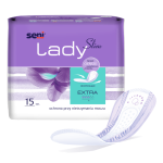 Seni Lady Slim EXTRA - Wkładki urologiczne anatomiczne 15 szt. (Chłonność: 4/6)