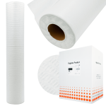 Prześcieradło Podkład podfoliowany medyczny 50cm x 40m BIAŁY - 12 szt. BOURNAS MEDICALS