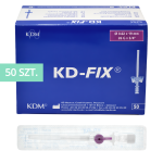 KD-FIX® Kaniula dożylna - wenflon 0,62 x 19 mm 26G FIOLETOWY - 50 szt.