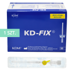 KD-FIX® Kaniula dożylna - wenflon 0,7 x 19 mm 24G ŻÓŁTY - 1 szt.